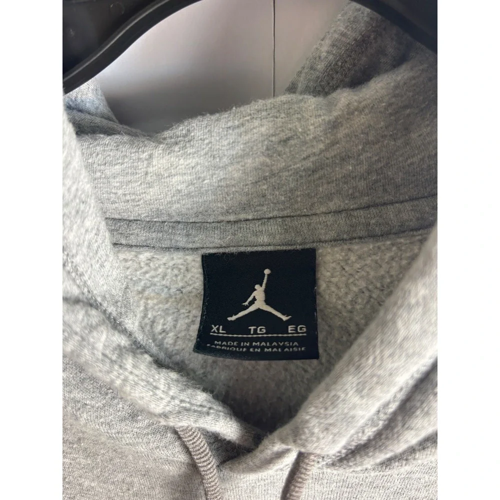 Jordan Space Jam 20th Anniversary Hoodie Mens XL Grey Purple Jumpman 823714-063